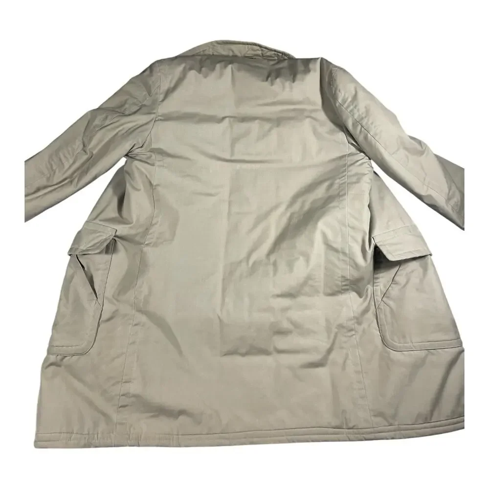 Vintage McGregor Jacket Mens 42 Tan Quilted Lined Coat Button Front Workwear‎